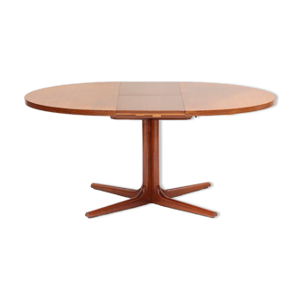 Round to oval danish dining table, Denmark, 1960’s