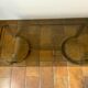 70´ glass coffee table