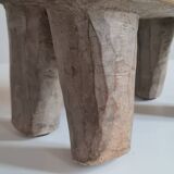 Tabouret Senoufo en bois vintage circa 1960