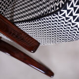 Grey Halabala armchair made in 1930s Czechia by Up Zavody