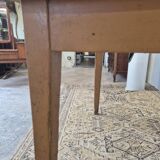 Shop/trade table in old fir 1950s -1m