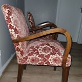 Pair armchairs bridge
