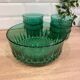 Arcoroc Green Dessert Service