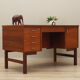 Teak desk, Danish design, 1970s, production: Denmark