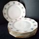 6 flat plates in Limoges porcelain