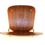 Teak and metal chair Sweden 1960