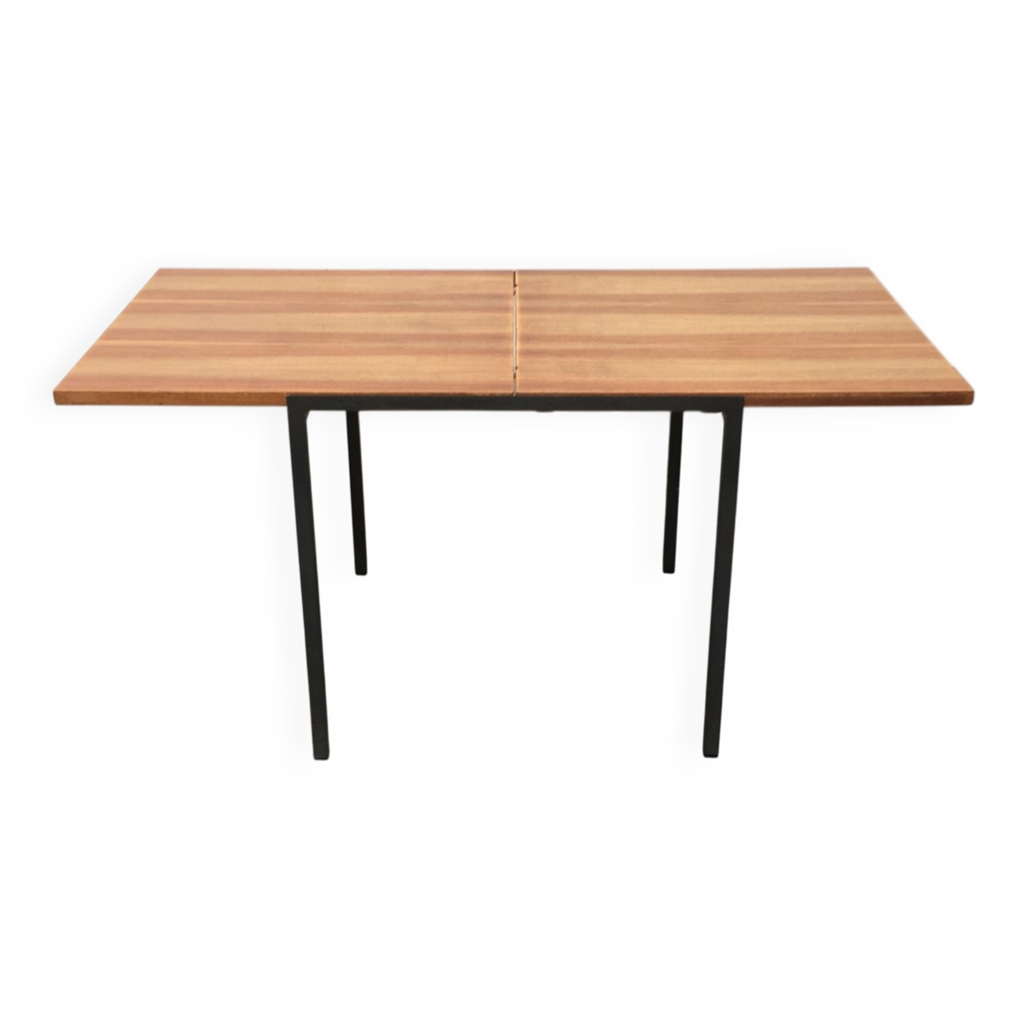 Mid-century minimalist convertible side table model T-Angle by Florence Knoll for Knoll International, 1950s.