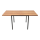 Mid-century minimalist convertible side table model T-Angle by Florence Knoll for Knoll International, 1950s.