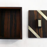 Macassar ebony art deco box