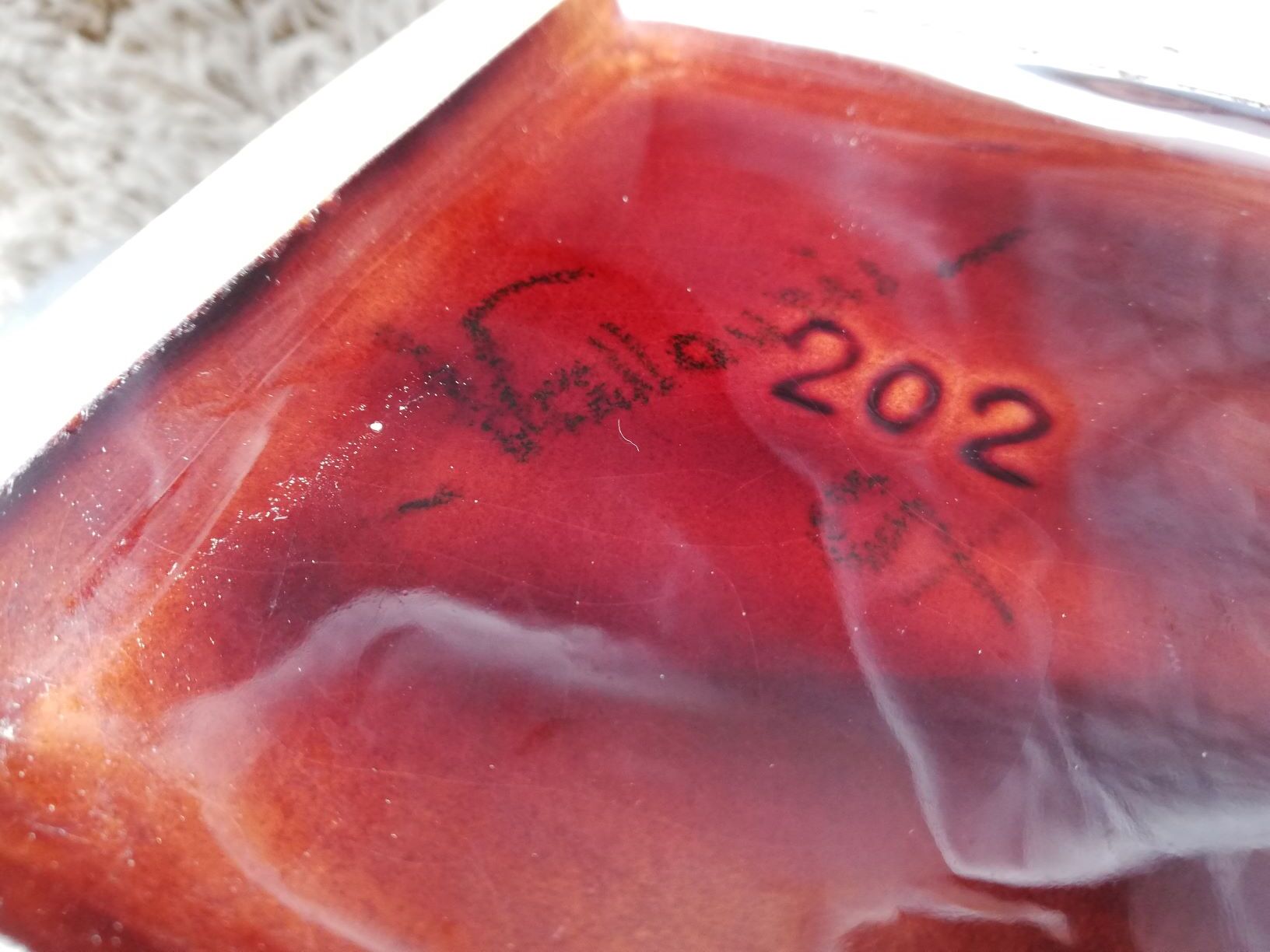 Vallauris vase free form square base