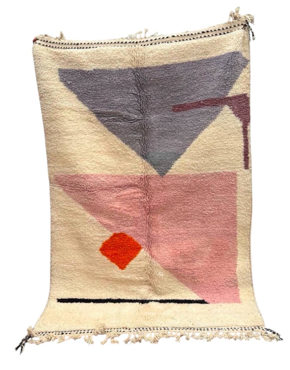 Traditional handmade Beni Ouarin rug size 150 x 250 cm