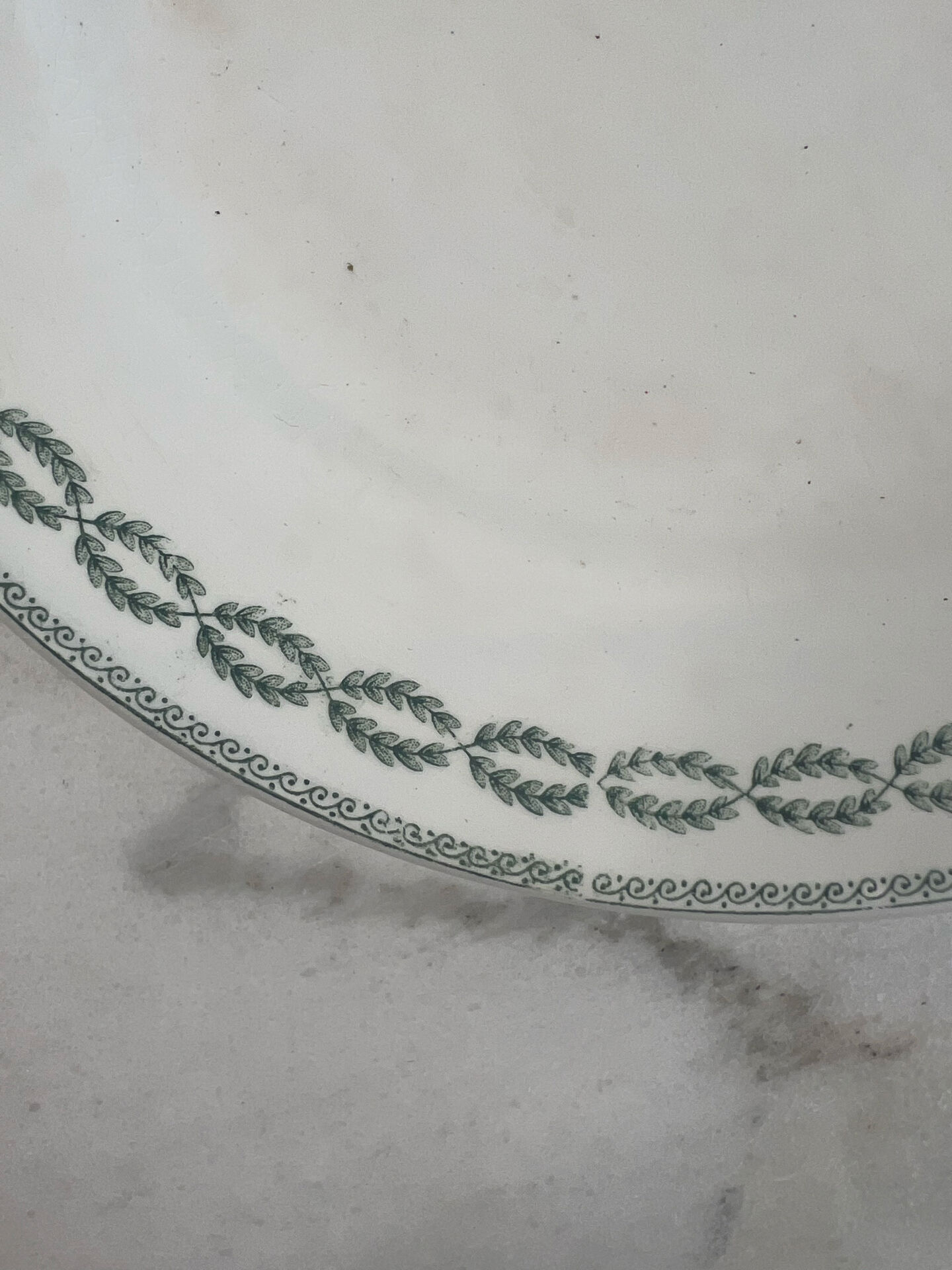 Ironstone compote dish Sarreguemines Nobilis