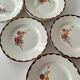 6 dessert plates HBCM Montereau model Huguette