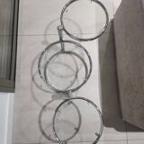 Round coffee table with 3 removable trays