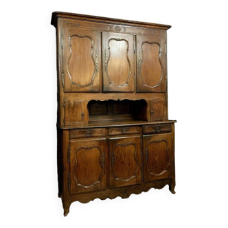 Louis XV period sideboard in solid oak around 1750 Lorraine region