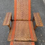 Fauteuil relax en osier