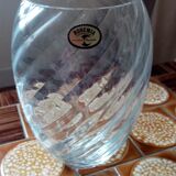 Lot 2 vases bohemia crystalex cze