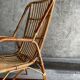 Rattan armchair, 1960s