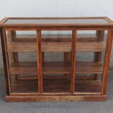 Old wooden display case
