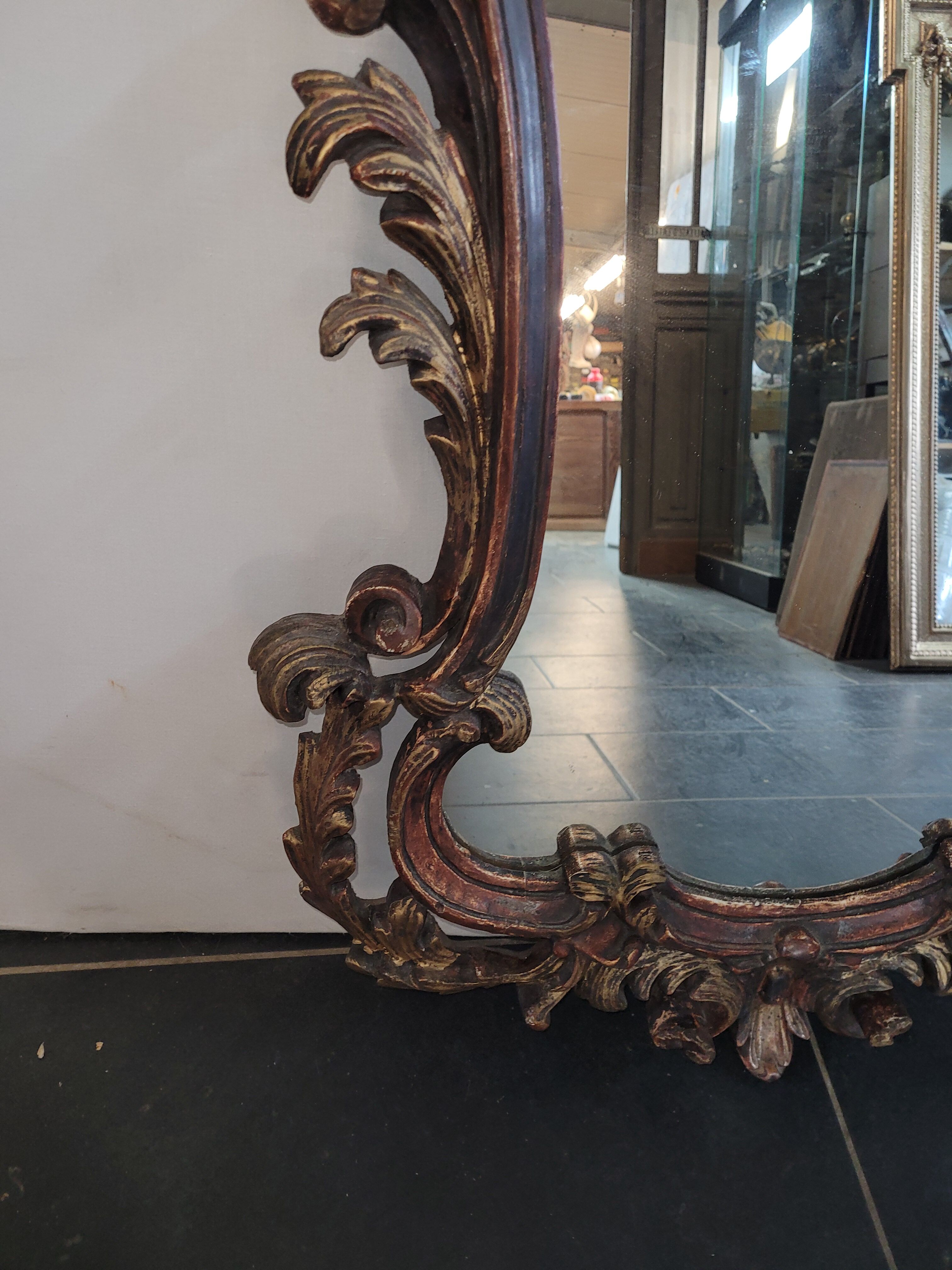 Rocaille mirror Louis XV style, 120/73cms