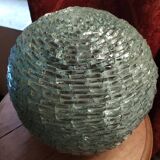 Lampe boule en verre vintage