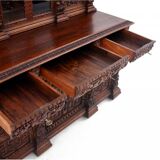Carved buffet-chest of drawers, France, circa 1860