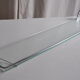 Vintage bathroom shelf chrome metal and glass