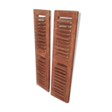 Paire de portes volets à jalousies