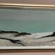 Large Original Swedish Oil on Canvas – 'Coastal Landscape' by Eric Cederberg (1897–1984) – Signed – vintage and framed – 36 × 87 cm (14.2 × 34.3 inches)