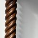 Large twisted solid oak column, early 20th century