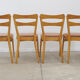 Chaises de salle à manger Mid century by Tatra nabytok, Set de 4