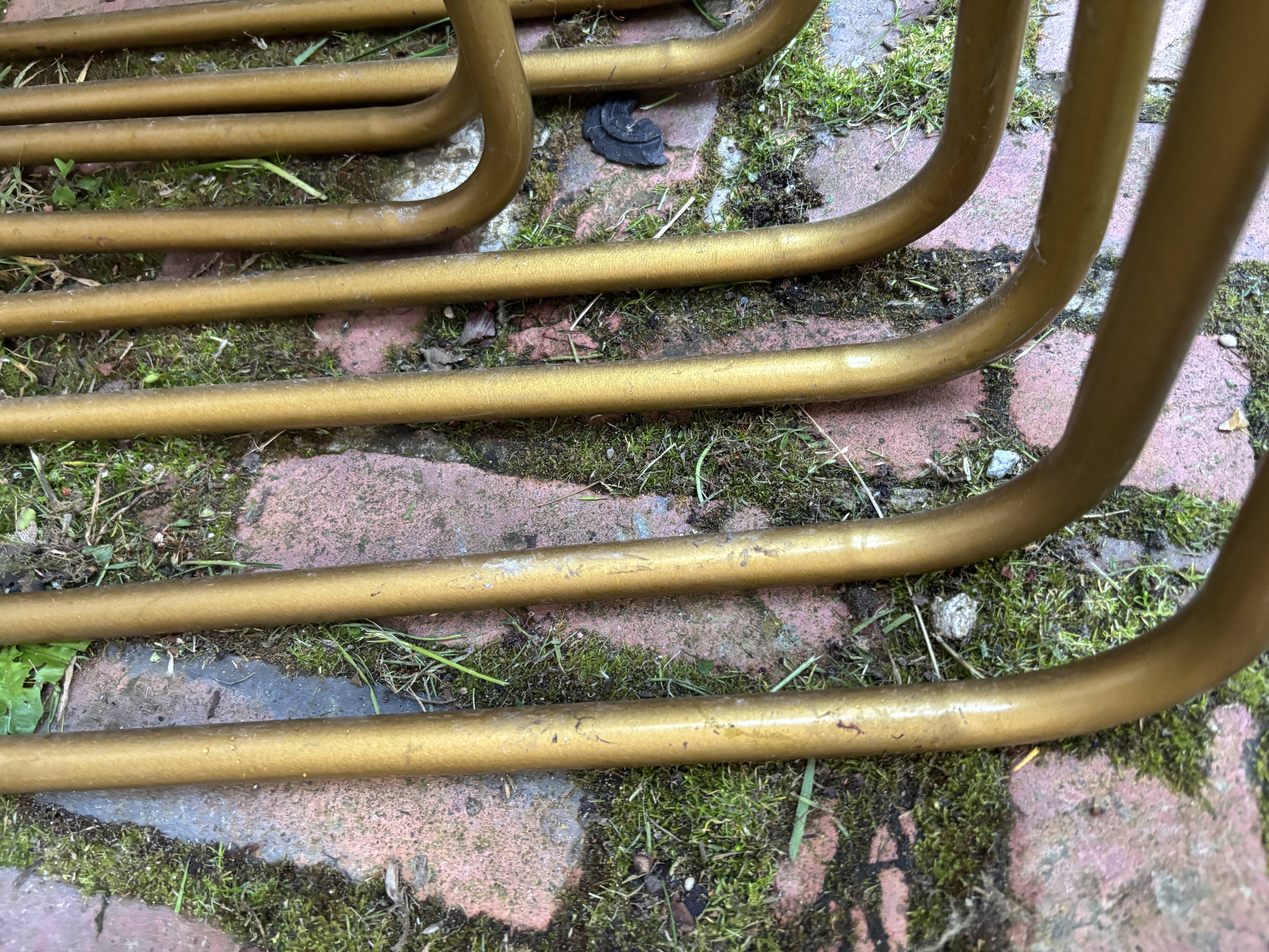 Set of 4 vintage 1970s camping folding chairs