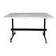 Vintage Carrara marble coffee table, Italy 1960