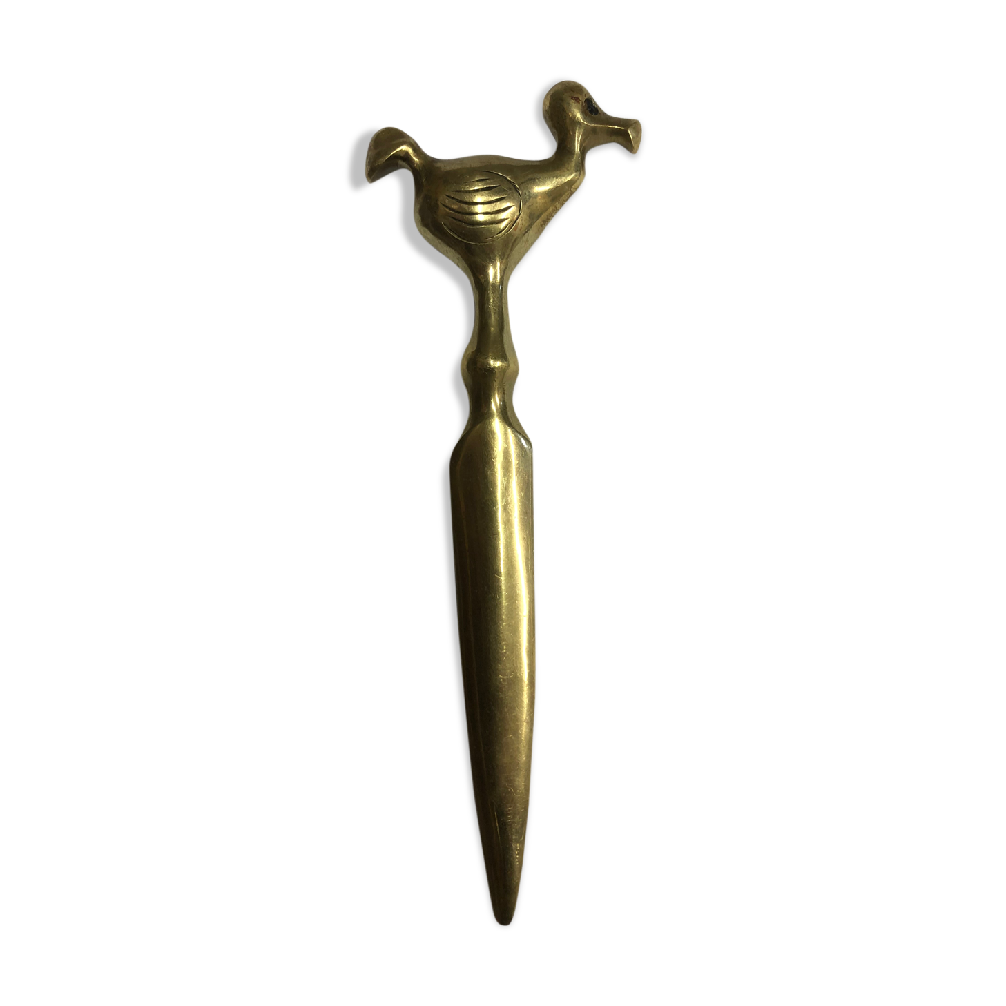 Brass letter opener 70s