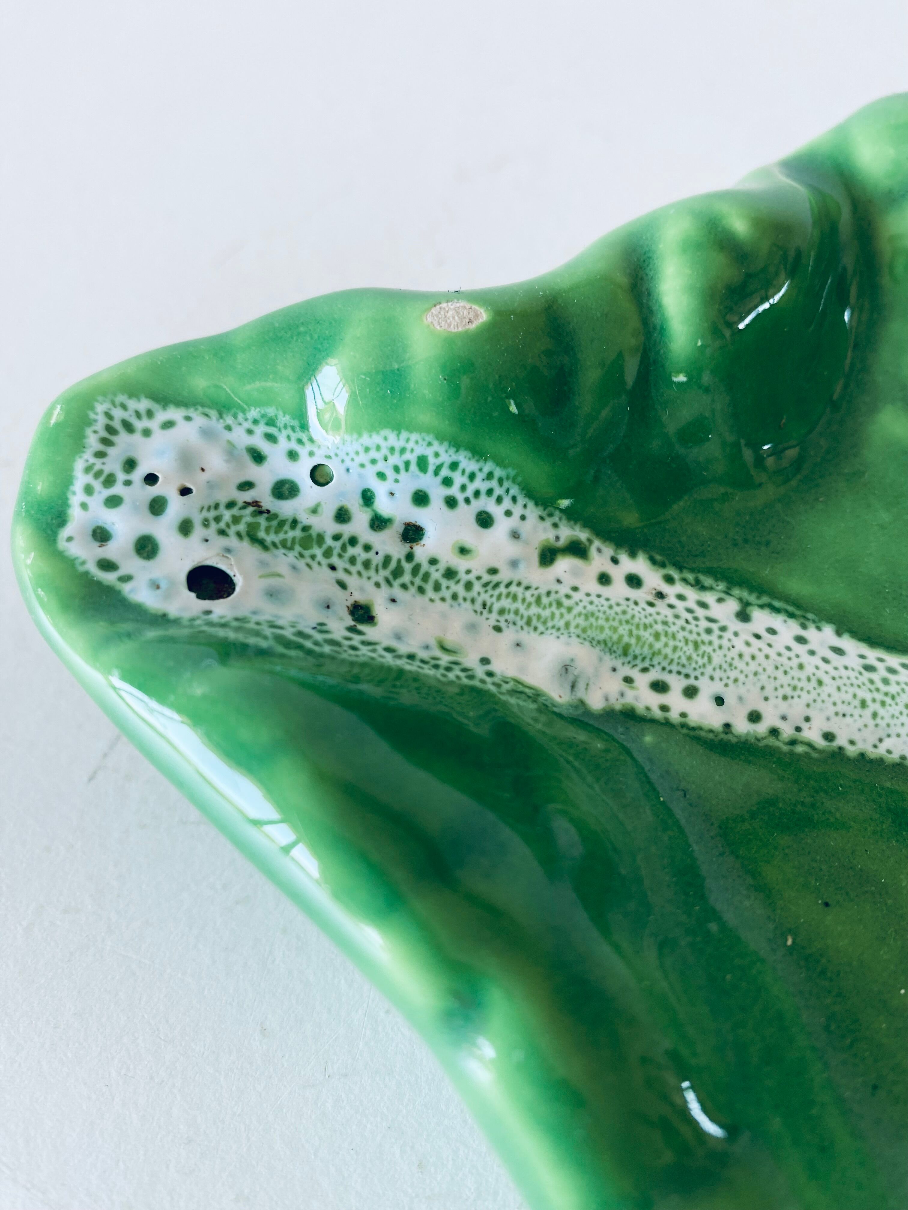 Plat ou vide poche feuille Vallauris