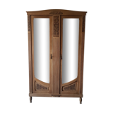 Art deco oak cabinet