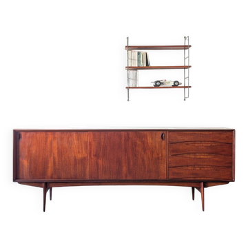Teak enfilade "Paola" by Oswald Vermaercke published by V-Form, 1950s/60s.