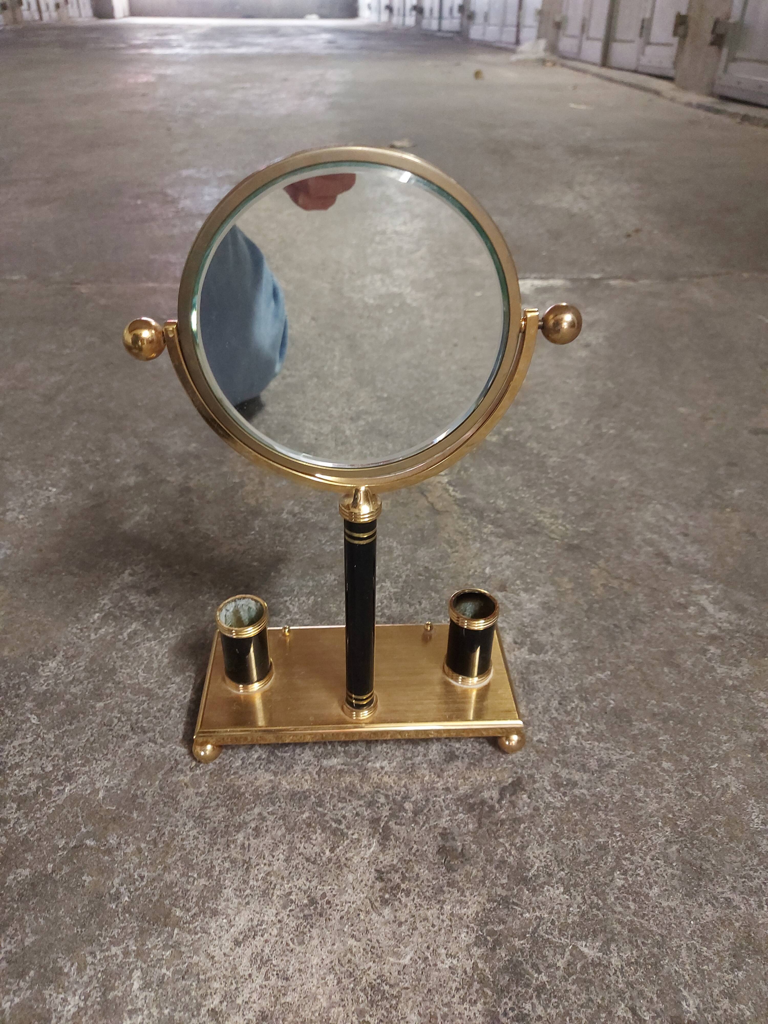 Miroir psyché de barbier