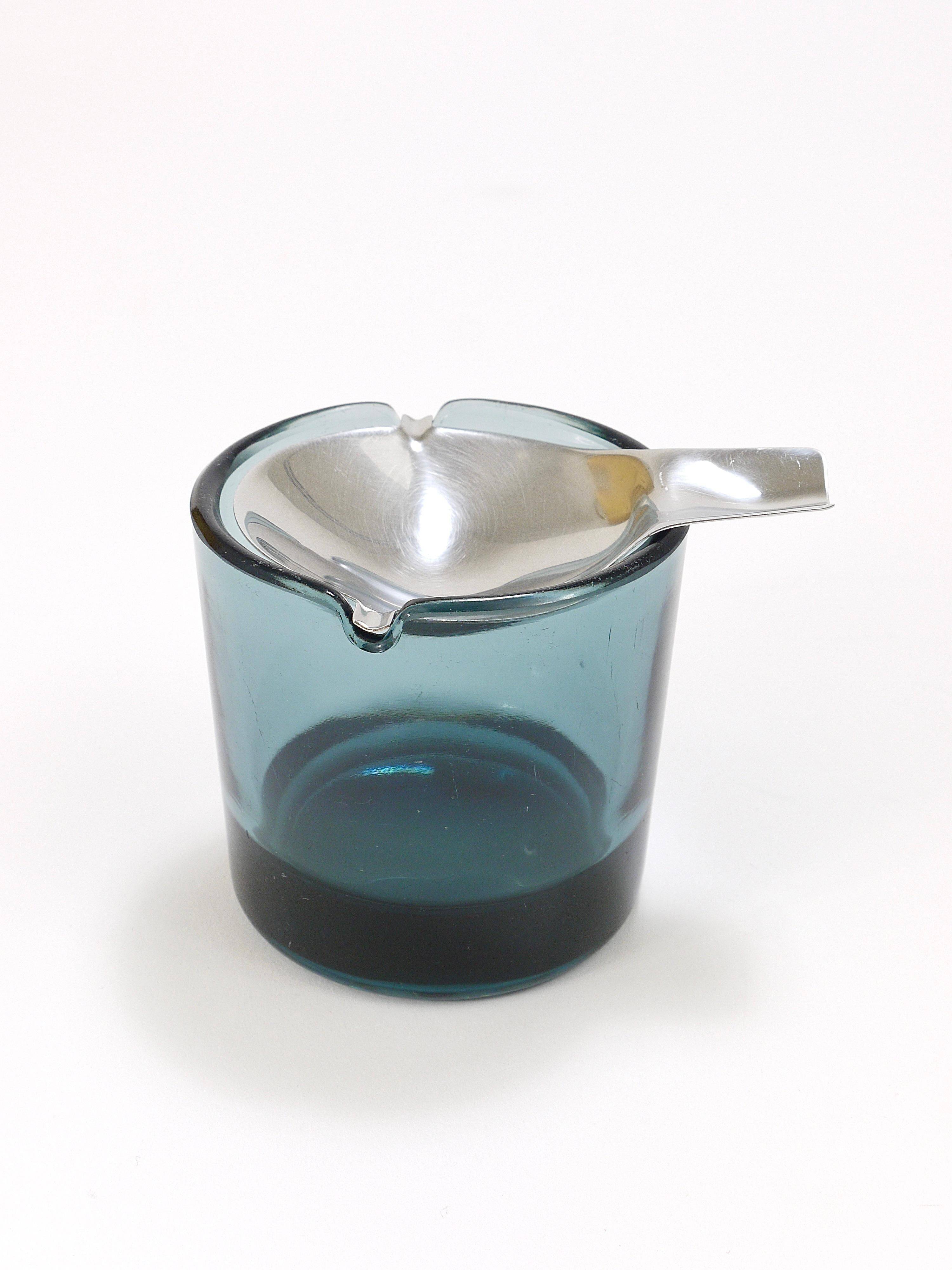 Bauhaus Ashtray Tourmaline by Wilhelm Wagenfeld for WMF Germany, 1960s