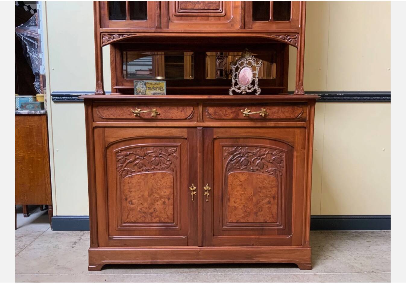 Antique - Buffet, Vertiko, Sideboard - Jugendstil, Art Nouveau