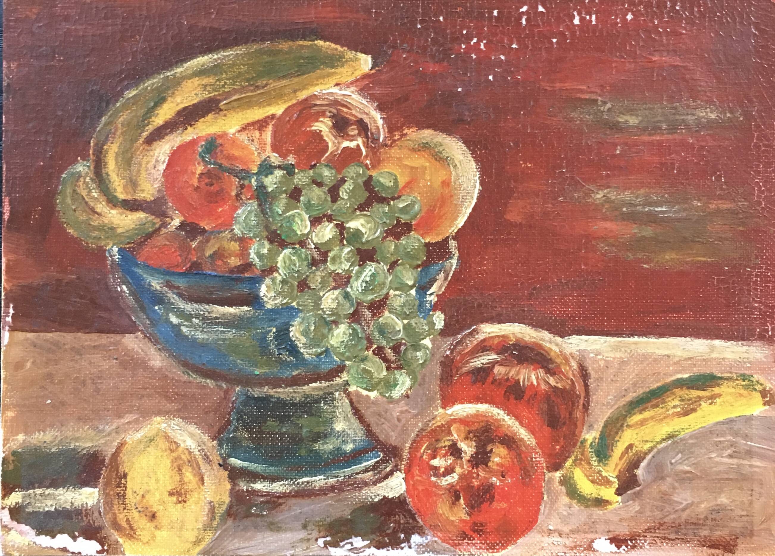 Small still life painting