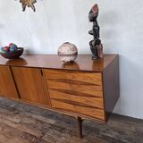 Scandinavian teak row design 1950 1960