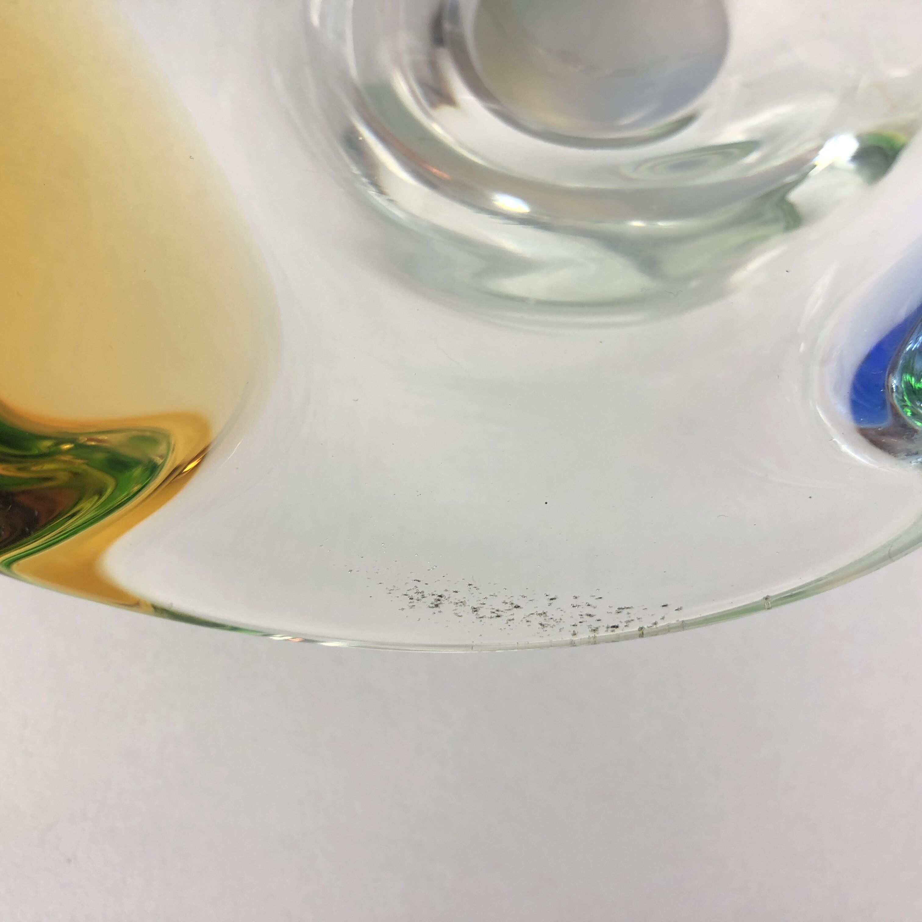 Art Glass Ashtray by Frantisek Zemek for Mstisov Glassworks, Czechoslovakia, 1960's