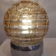 Lampe années 70 verre