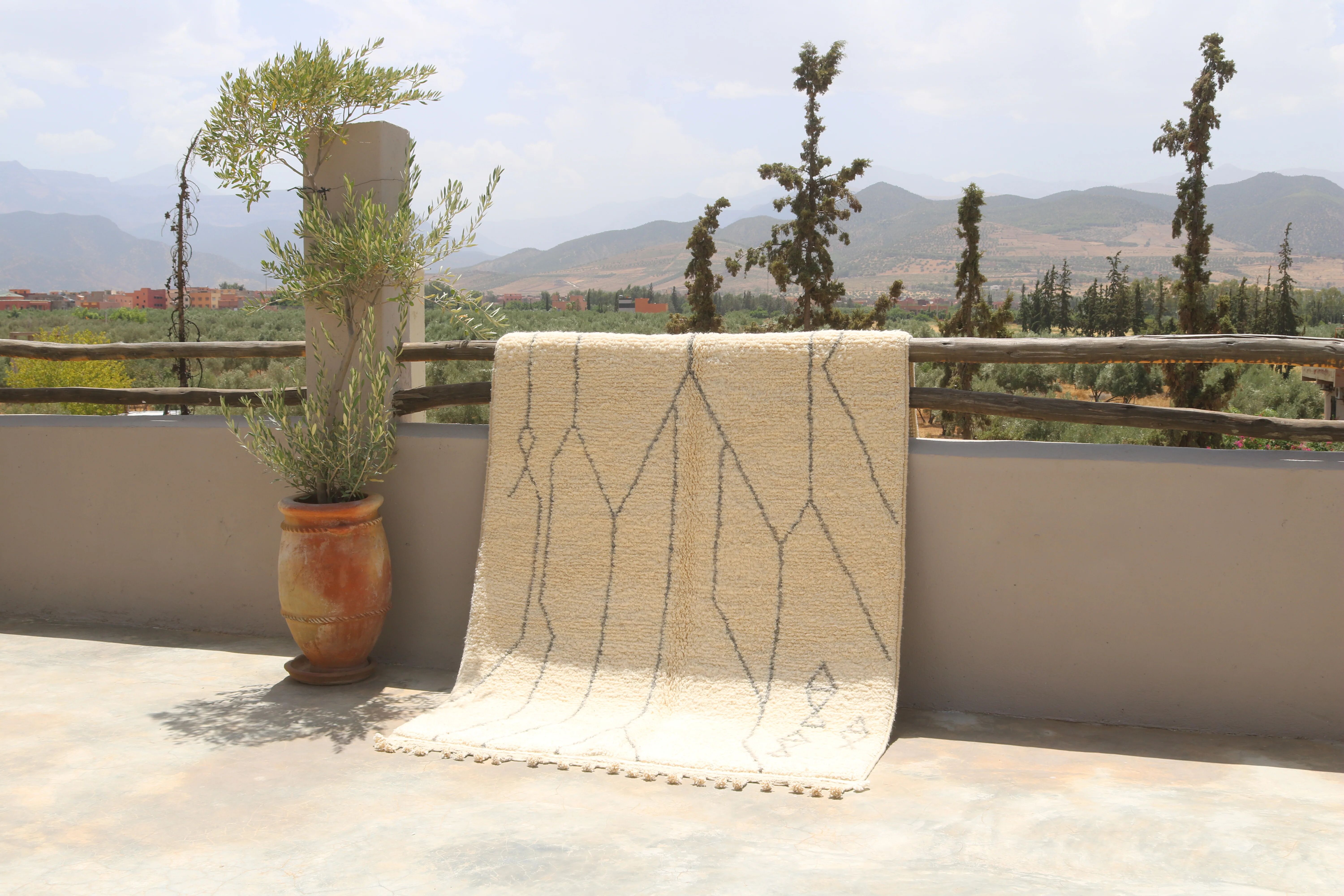 Tapis Beni Ouarain, 250 x 150 cm - AZ838