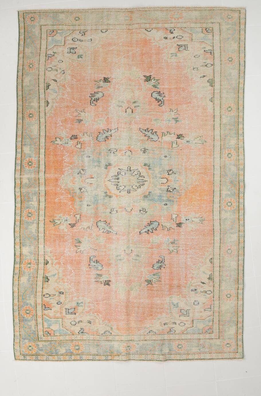6x9 Modern Midcentury Vintage Rug, 186x287Cm