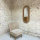 Vintage rattan mirror