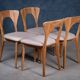 Vintage Danish Peter Chairs by Niels Koefoed, 1970s, Set of 4