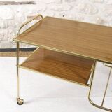 Vintage vinyl holder trolley