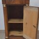 Empire-style bedside table in walnut